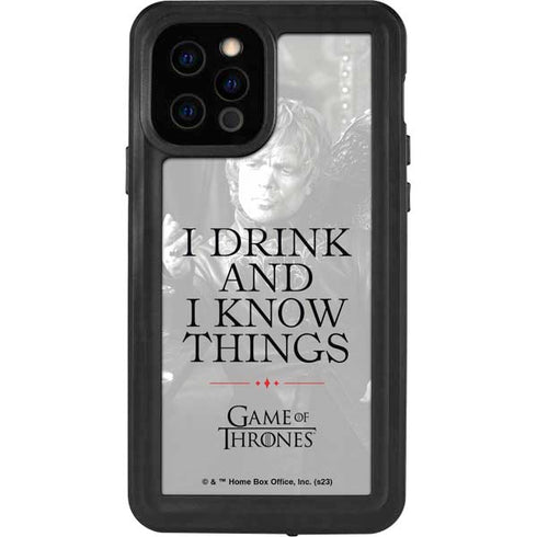 Game of Thrones: Tyrion Lannister Quote iPhone 12 Pro Waterproof Case
