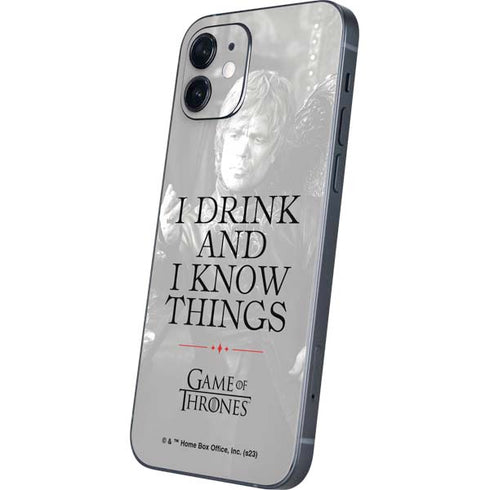 Game of Thrones: Tyrion Lannister Quote iPhone 12 Skin