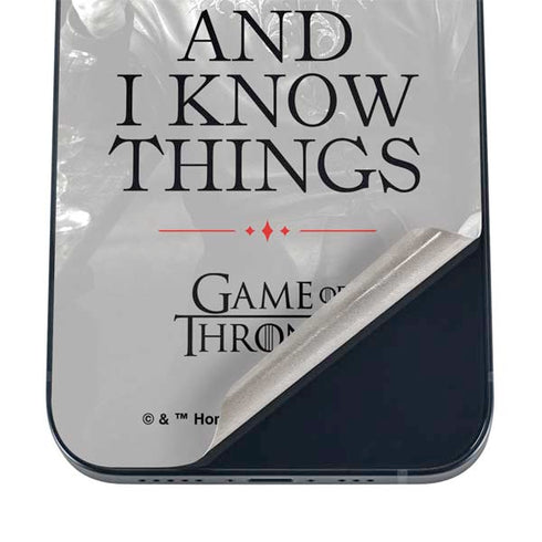 Game of Thrones: Tyrion Lannister Quote iPhone 12 Skin
