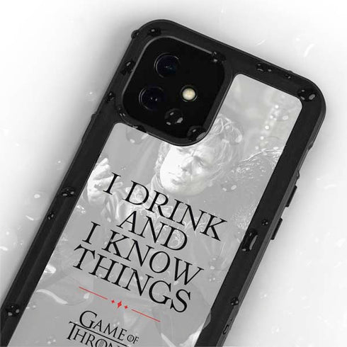 Game of Thrones: Tyrion Lannister Quote iPhone 12 Waterproof Case
