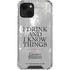 Game of Thrones: Tyrion Lannister Quote iPhone 13 Mini Clear Case