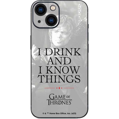 Game of Thrones: Tyrion Lannister Quote iPhone 13 Mini Skin