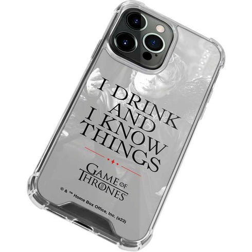 Game of Thrones: Tyrion Lannister Quote iPhone 13 Pro Clear Case