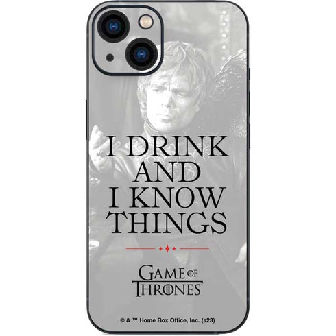 Game of Thrones: Tyrion Lannister Quote iPhone 13 Skin
