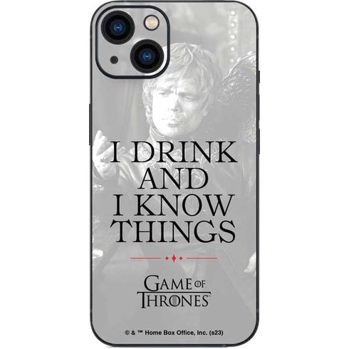 Game of Thrones: Tyrion Lannister Quote iPhone 14 Plus Skin