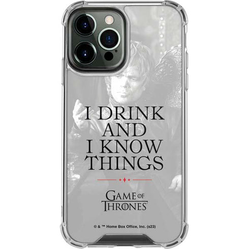Game of Thrones: Tyrion Lannister Quote iPhone 14 Pro Max Clear Case