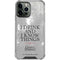 Game of Thrones: Tyrion Lannister Quote iPhone 14 Pro Max Clear Case