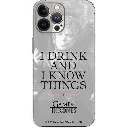 Game of Thrones: Tyrion Lannister Quote iPhone 14 Pro Max Skin