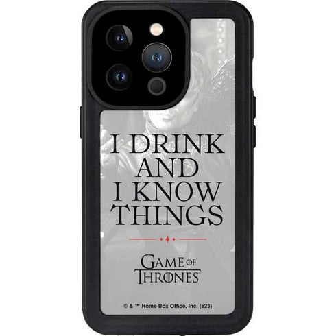 Game of Thrones: Tyrion Lannister Quote iPhone 14 Pro Waterproof Case