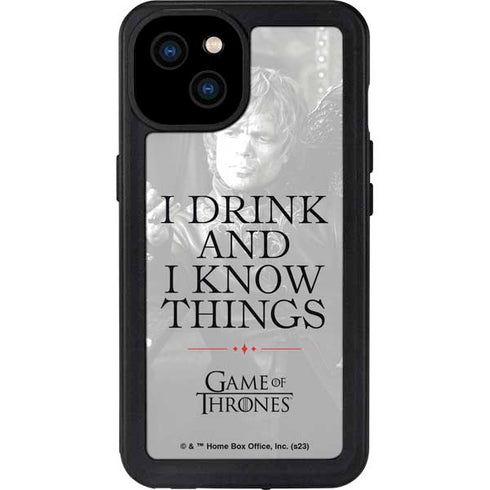 Game of Thrones: Tyrion Lannister Quote iPhone 15 Plus Waterproof Case
