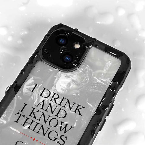 Game of Thrones: Tyrion Lannister Quote iPhone 15 Plus Waterproof Case