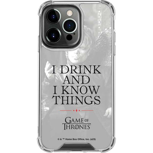 Game of Thrones: Tyrion Lannister Quote iPhone 15 Pro Max Clear Case