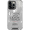 Game of Thrones: Tyrion Lannister Quote iPhone 15 Pro Max Clear Case