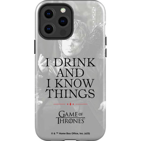 Game of Thrones: Tyrion Lannister Quote iPhone 15 Pro Max Impact Case