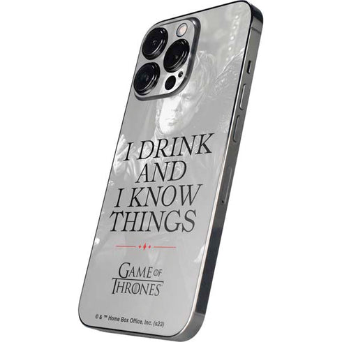 Game of Thrones: Tyrion Lannister Quote iPhone 15 Pro Max Skin