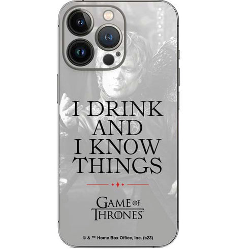 Game of Thrones: Tyrion Lannister Quote iPhone 15 Pro Skin