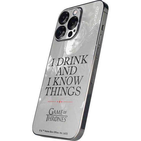 Game of Thrones: Tyrion Lannister Quote iPhone 15 Pro Skin