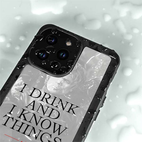 Game of Thrones: Tyrion Lannister Quote iPhone 15 Pro Waterproof Case