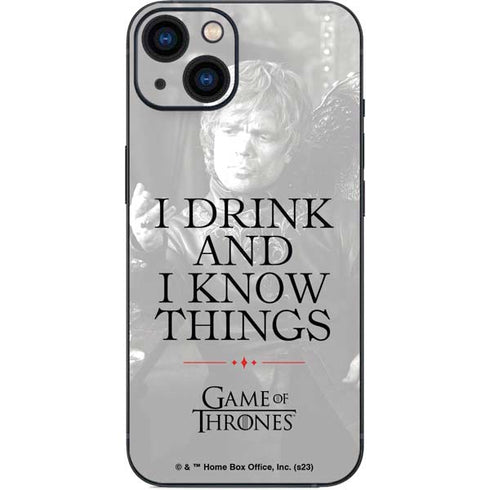 Game of Thrones: Tyrion Lannister Quote iPhone 15 Skin