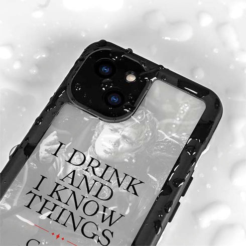 Game of Thrones: Tyrion Lannister Quote iPhone 15 Waterproof Case