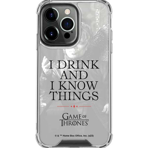 Game of Thrones: Tyrion Lannister Quote iPhone 16 Pro Max Clear Case