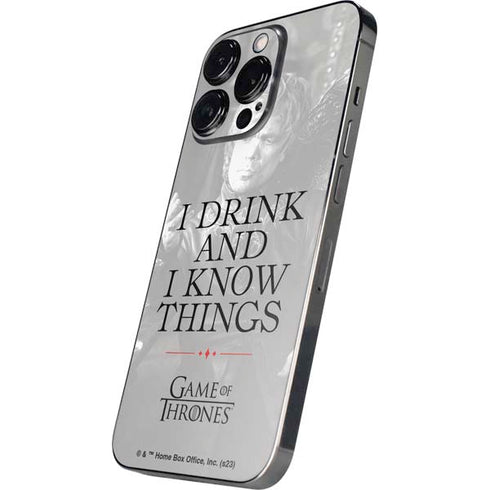 Game of Thrones: Tyrion Lannister Quote iPhone 16 Pro Skin