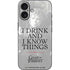 Game of Thrones: Tyrion Lannister Quote iPhone 16 Skin