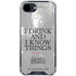 Game of Thrones: Tyrion Lannister Quote iPhone 16e Clear Case