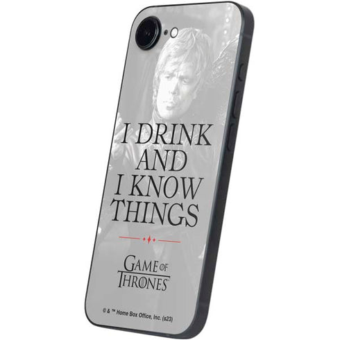 Game of Thrones: Tyrion Lannister Quote iPhone 16e Skin