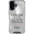 Game of Thrones: Tyrion Lannister Quote iPhone 17 Clear Case