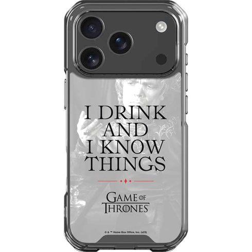 Game of Thrones: Tyrion Lannister Quote iPhone 18 Pro Clear Case