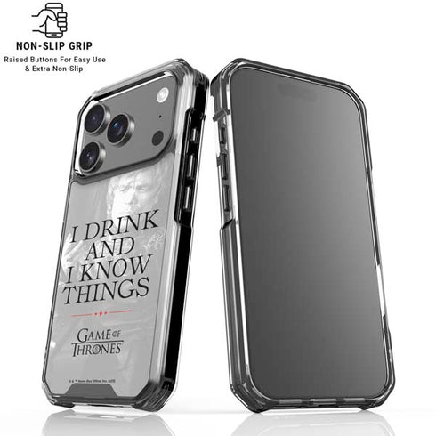 Game of Thrones: Tyrion Lannister Quote iPhone 18 Pro Clear Case