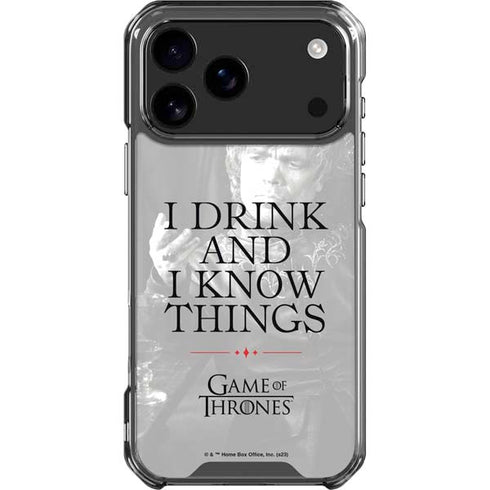 Game of Thrones: Tyrion Lannister Quote iPhone 18 Pro Max Clear Case