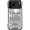 Game of Thrones: Tyrion Lannister Quote iPhone 18 Pro Max Clear Case