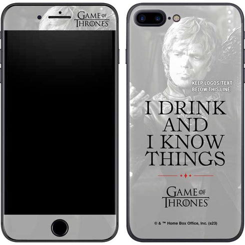 Game of Thrones: Tyrion Lannister Quote iPhone 7 Plus Skin