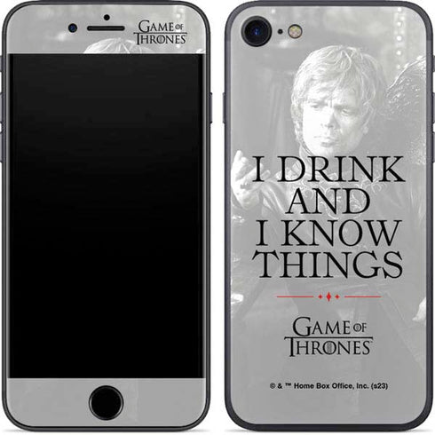 Game of Thrones: Tyrion Lannister Quote iPhone SE (2nd & 3rd Gen) Skin