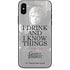 Game of Thrones: Tyrion Lannister Quote iPhone X Skin