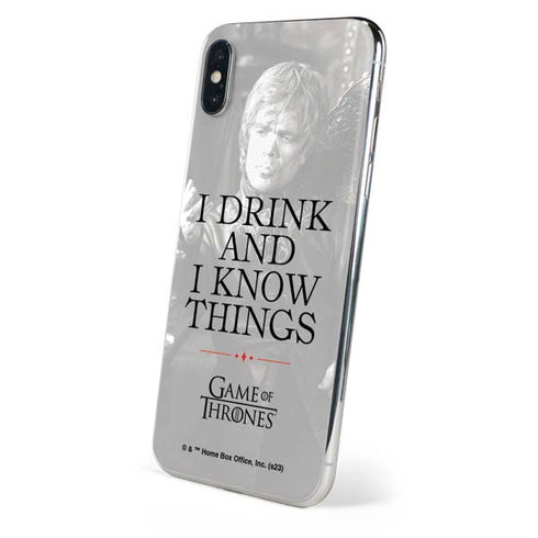 Game of Thrones: Tyrion Lannister Quote iPhone X Skin