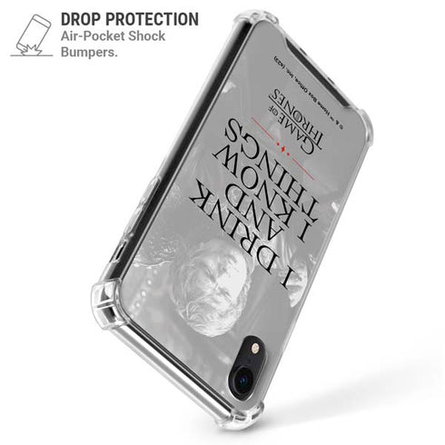 Game of Thrones: Tyrion Lannister Quote iPhone XR Clear Case