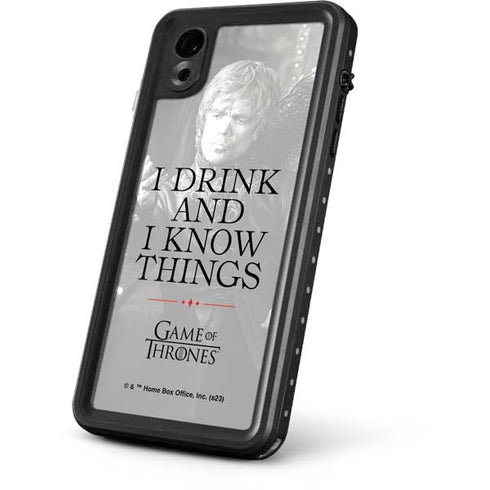 Game of Thrones: Tyrion Lannister Quote iPhone XR Waterproof Case