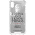 Game of Thrones: Tyrion Lannister Quote iPhone XS Clear Case