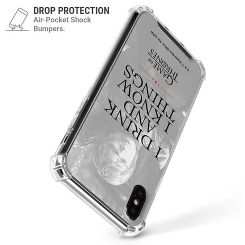 Game of Thrones: Tyrion Lannister Quote iPhone XS Max Clear Case