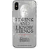 Game of Thrones: Tyrion Lannister Quote iPhone XS Skin