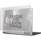 Game of Thrones: Tyrion Lannister Quote MacBook Pro 14in (2021-24) Case plus Skin