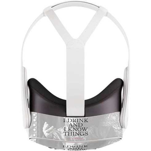 Game of Thrones: Tyrion Lannister Quote Meta Quest 3S Skin