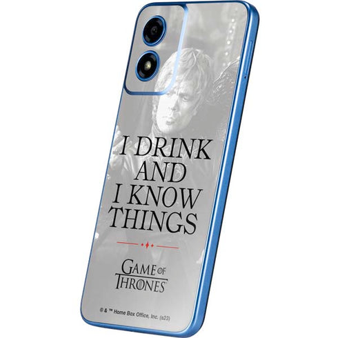 Game of Thrones: Tyrion Lannister Quote Moto G Play 4G (2024) Skin