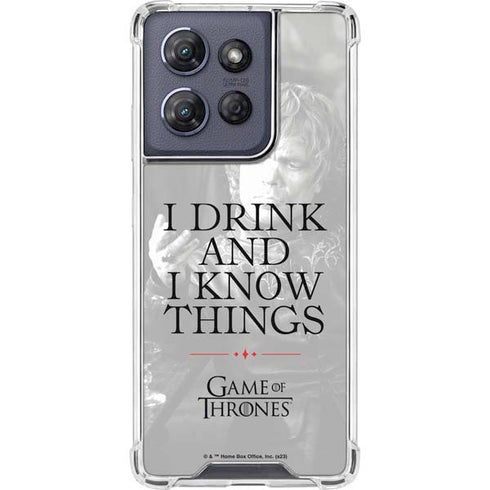 Game of Thrones: Tyrion Lannister Quote Moto G Play 5G (2025) Clear Case