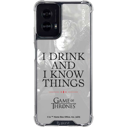 Game of Thrones: Tyrion Lannister Quote Moto G Power 5G (2024) Clear Case