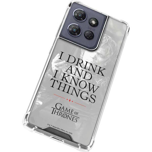 Game of Thrones: Tyrion Lannister Quote Moto G Power 5G (2025) Clear Case