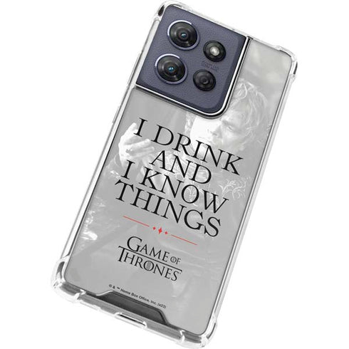 Game of Thrones: Tyrion Lannister Quote Moto G Stylus 5G (2025) Clear Case